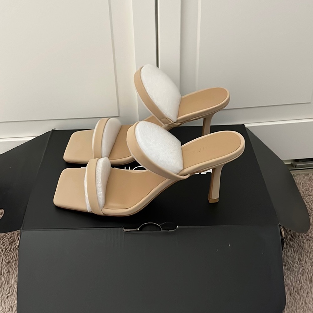 Nudes mules from Fashion nova